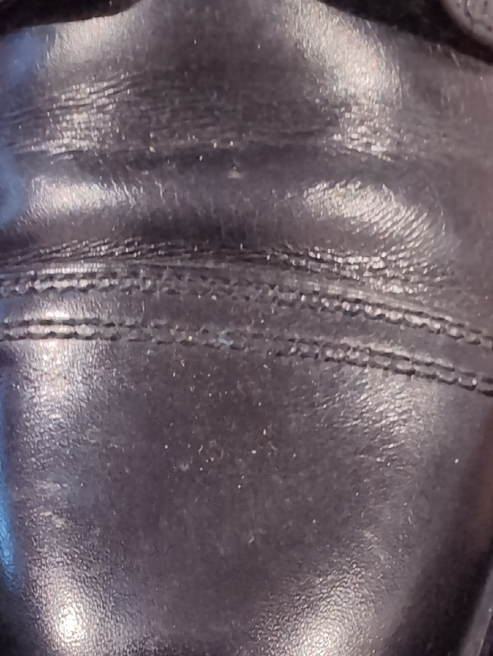 Vintage Bilrite Black Leather Cap-Toe Lace-Up Military Combat Boots - Picture 12 of 13